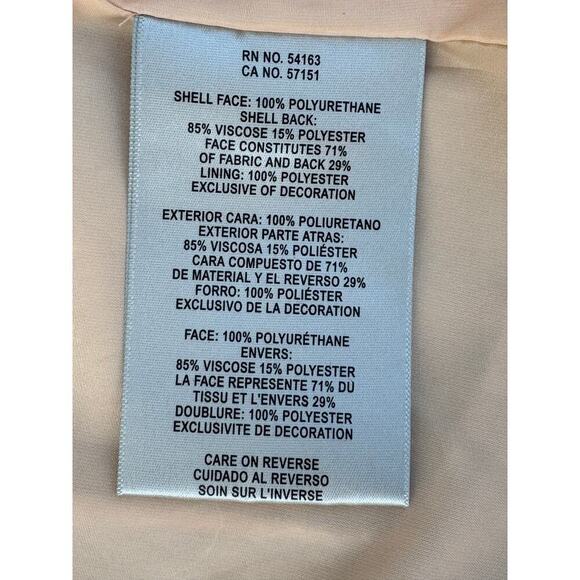 NWOT - Levis Jacket, faux leather, Moto Jacket, size XS, motorcycle, biker - Picture 8 of 11